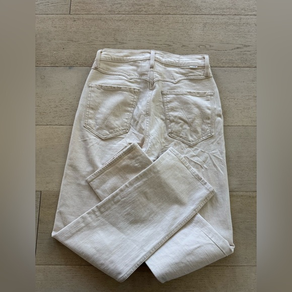 MOTHER SUPERIOR The Buckle Bunny Rider Ankle Jeans High Waist Act Natural 27 - Picture 7 of 13